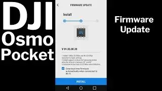 DJI Osmo Pocket How to Update the Firmware