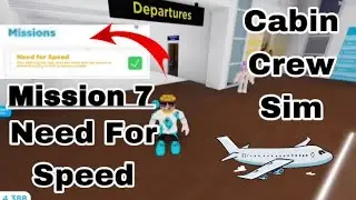 Need For Speed Mission In Cabin Crew Simulator (Roblox)