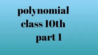 polynomial class 10th