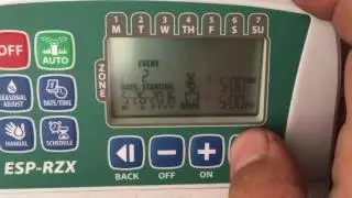 RainBird ESP RZX Programing #irrigation @RainBirdCorporation #rainbird