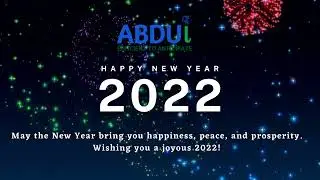 Happy New Year | 2022 | ABDUi Cargo Services
