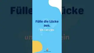 Hey Leute! Wer kann alle 6 Lücken ausfüllen ? #deutschlernen #deutsch
