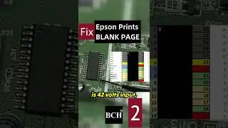 Fix Epson Printing Blacks - How to Test Driver Chip #2