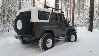 Выезд на УАЗЕ по снегу❄❄❄