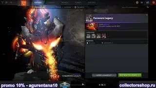 Forsworn Legacy set for Mars DOTA 2 TI10 Collector's Cache
