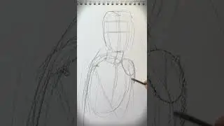 Рисуем фигуру девушки  