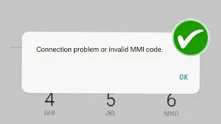 How To Fix Connection Problem Or Invalid MMI Code (2024) | How To Fix Invalid MMI Code