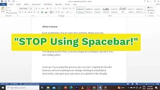 Easy Way To Indent Paragraphs In Word