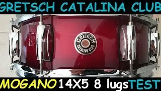 Rullante Gretsch Catalina Club 14x5 mogano test #84