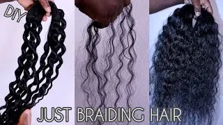 DIY Braiding Hair To Ocean Wave Curls | Bohemian Braiding Hair | Dilias Empire.