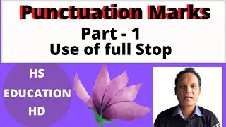 Use of Full Stop or Period | Period or Full Stop | Full Stop or Period | Punctuation Marks