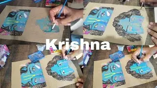 Krishna Painting Speed Art 2024