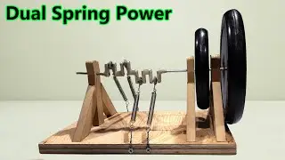 FREE ENERGY Generator from Dual Spring Mechanism DIY Made EASY! Is this possible?