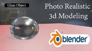 Blender 2.8 Glass Material Hindi | Photorealistic 3d Modeling | Environment Texture
