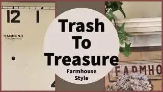 Trash to Treasure || Farmhouse DIY Challenge || Sign and a Rooster Redo