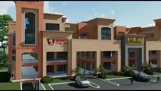 ArchiCAD model (KYENGERA MALL-UGANDA)- walkthrough.