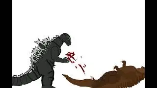 godzilla '54 vs baragon (showa)