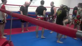 Clinching boxers Bratislava Slovakia