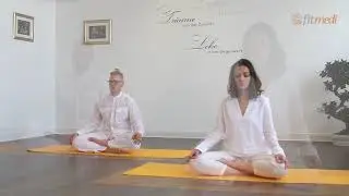 ZENbo® Meditation auf der Matte - halber Lotussitz