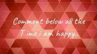 Are you happy ?