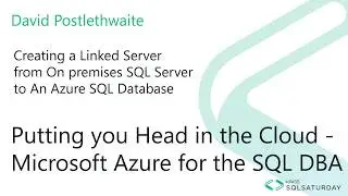 Creating a Linked Server to an Azure SQL Database