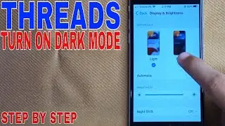 ✅  How To Turn On Dark Mode On Threads App 🔴