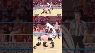 When tag partners become opponents pt. 2 #wwe #wwe2k22 #viralchampionshipwrestling #throwback