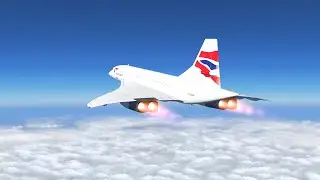 CONCORDE - supersonic climb to 58,000ft [] Mach 2.00 in under 8 minutes + INS update from Cork