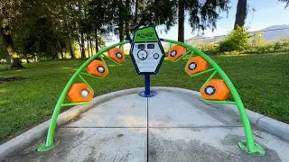 Movmnt play device in Eckstein Park in Grants Pass, Oregon