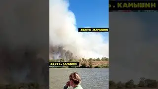 Пожар в степи. Камышин, Николаевск, Волгоград