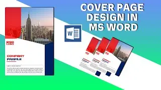 Create Cover Page in Microsoft Word |  Magazine Cover Designing in MS Word