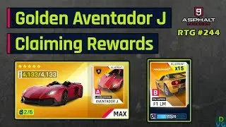 Asphalt 9 | Golden Aventador J & Claiming Rewards | RTG 