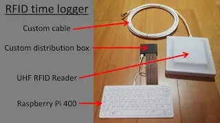 RFID time logger 📊 with Raspberry Pi 400 🖥️