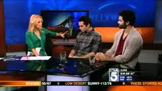 Tyler Hoechlin and Dylan O'Brien on KTLA (May 2012)