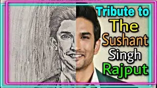Tribute to The Sushant Singh Rajput ¦¦ Sketch of The Sushant Singh Rajput ¦¦ Justice for Sushant