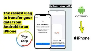 Transfer / Move ALL data (including WhatsApp) Android to iPhone.