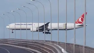 Airbus A330 Turkish Airlines beautiful Taxing on Autobahn! after Landing at Munich Airport