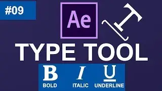 #9 All About Type Tool in After Effects Urdu / Hindi