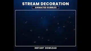 Animated Bubble Overlay for Streamlabs – Dynamic Twitch Stream Overlay
