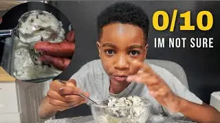 I MADE ICE CREAM FOR MY SON & HE RATED IT 0/10