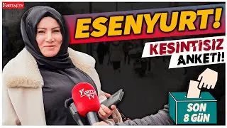 Seçime son 8 gün kala İstanbul Esenyurt'ta fark atan şok anket! | Sokak Röportajı Seçim Anketi!