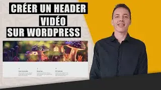 Créer un header vidéo sur Wordpress avec menu fixe transparent qui change de couleur