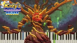 Kirby's Return to Dreamland Deluxe - Mistilteinn, Tree Crown Without A Ruler [Piano Tutorial]