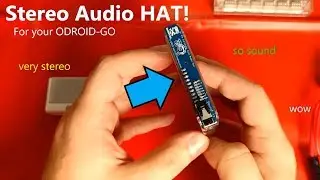 Stereo Audio HAT for the ODROID-GO!