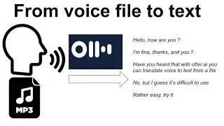 Transcribe voice to text from a voice file or in real time