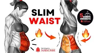 Slim Waist Exercises for Hanging Belly Fat 🔥30-Min STANDING Workout