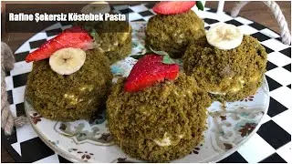 Rafine Şekersiz Ispanaklı Köstebek Pasta | İftara hafif tatlı önerisi