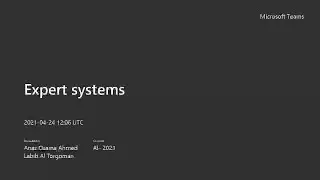 AI SEC #04 | Expert system