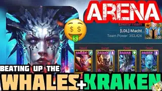 ⚔️Arena Showcase⚔️ Easy prey 🦅 for my Dark Elhains 🤑❗️Beating up the 🐳 & 🦑❗️RAID Shadow Legends