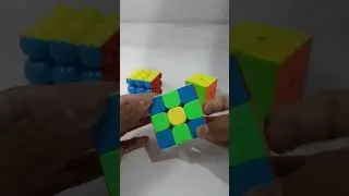 Flower Checkar Paterrn On 3x3 Cube 